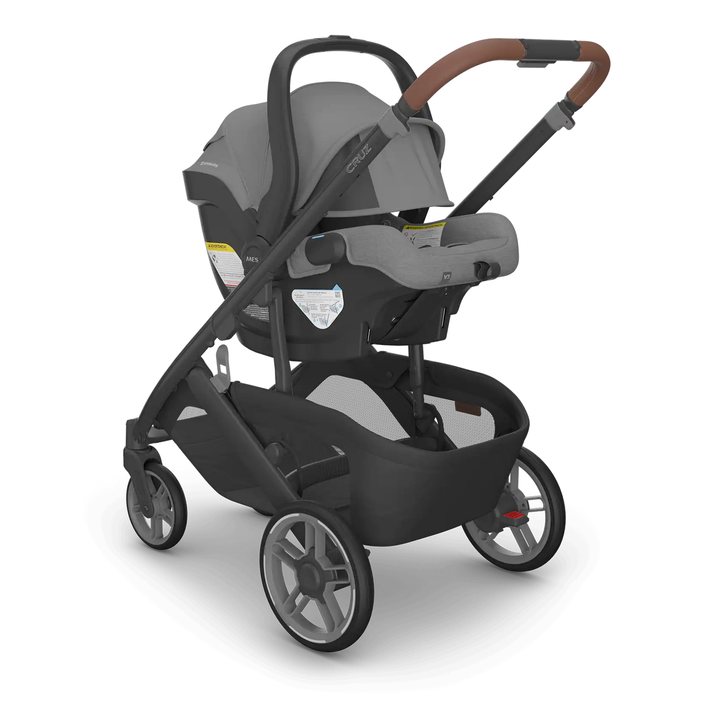 Cruz® V3 + Mesa® V3 Travel System - Greyson