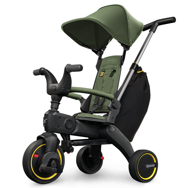 doona Liki Trike S3 Premium 折りたたみ三輪車 リキ Liki Trike S3 - Grey Hound | Doona™ | 5 in 1 compact tricycle