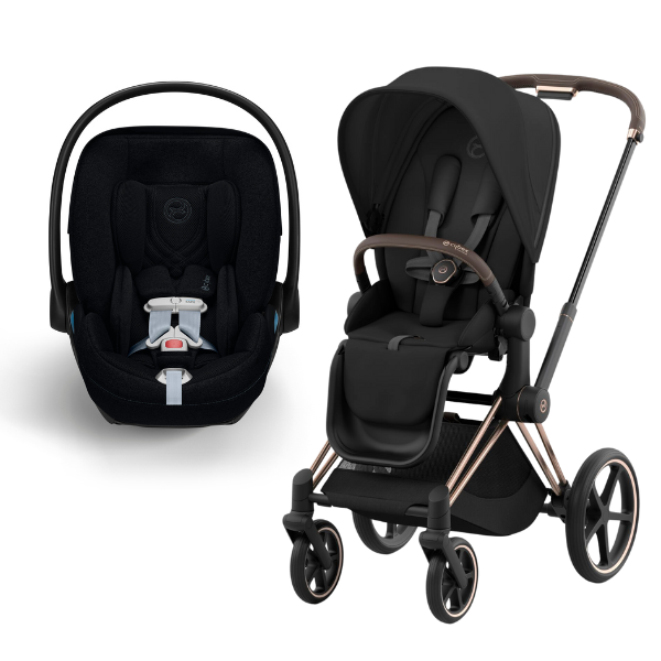 cybex priam travel Cybex Priam 4 Travel System with Cloud T Sepia Black/Matt Black