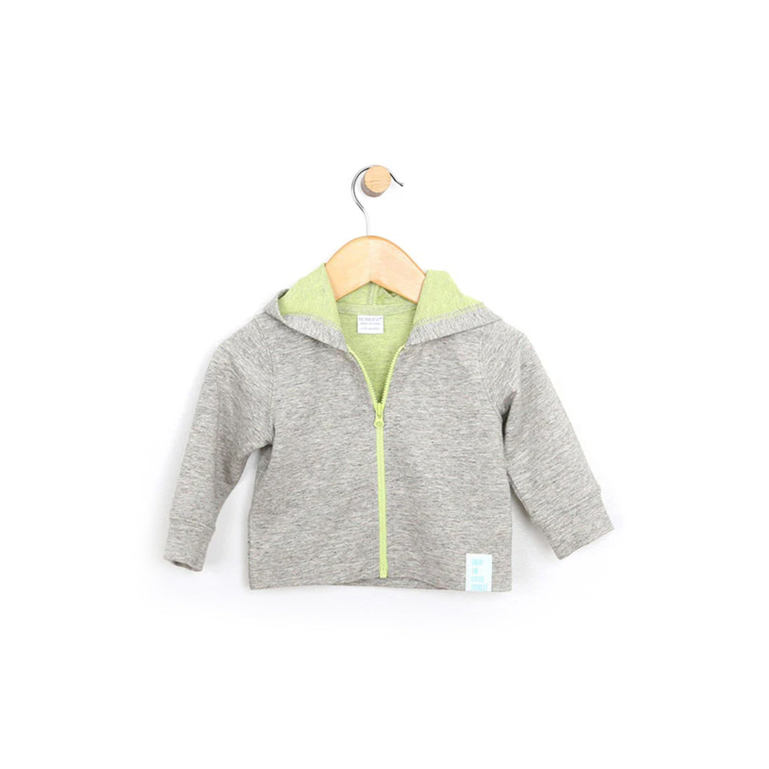 Robeez French Terry Knit Jacket + Pants - Oatmeal Brown-2