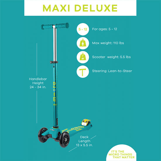 Micro Scooter Maxi Deluxe Features
