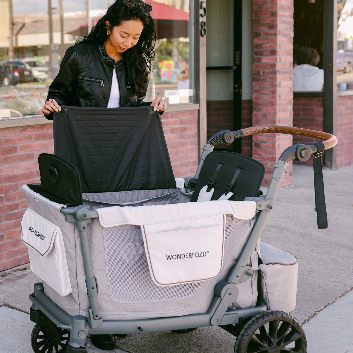WonderFold L2 Double Stroller Wagon