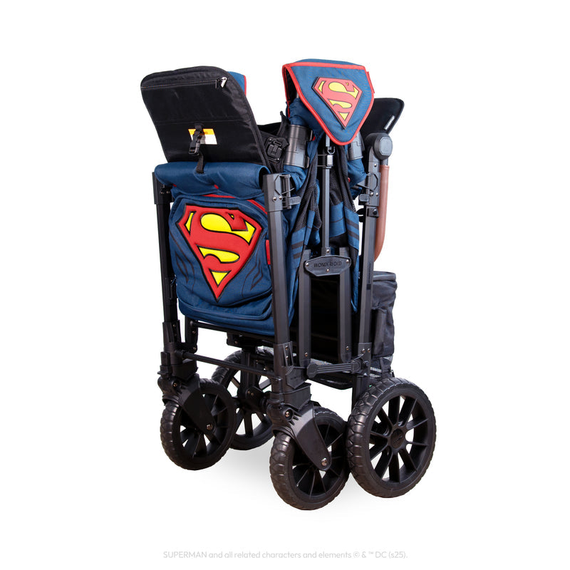Wonderfold Superman Stroller Wagon - Double (2 Seater)