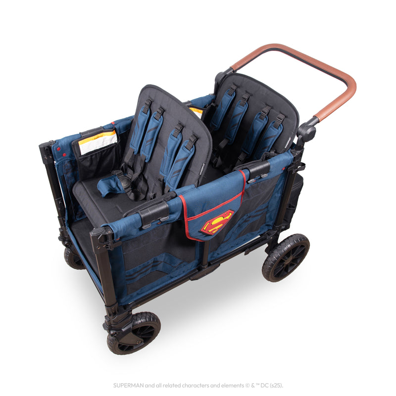 Wonderfold Superman Stroller Wagon - Quad (4 Seater)