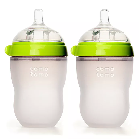 Comotomo Natural Feel Baby Bottle - 8 oz (2 Pack)