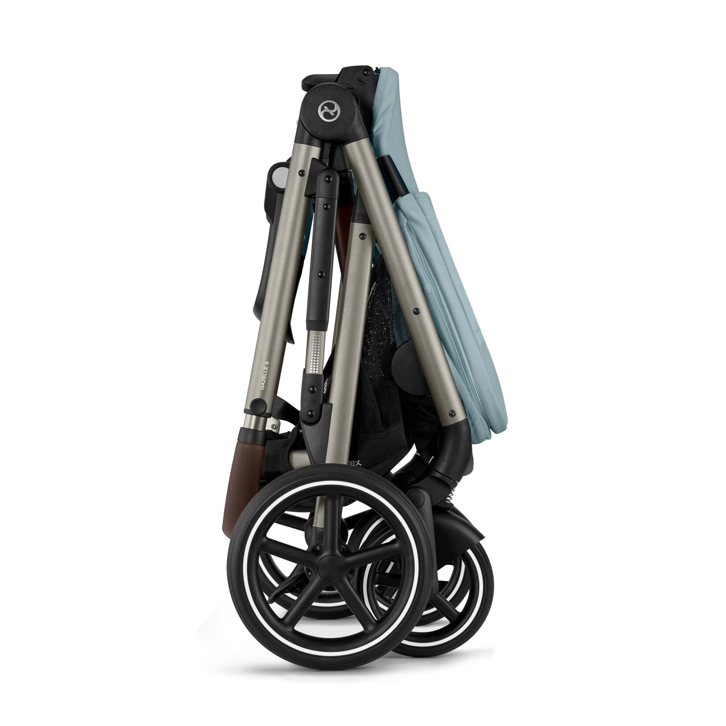 Cybex Gazelle S 2 single to double stroller folded