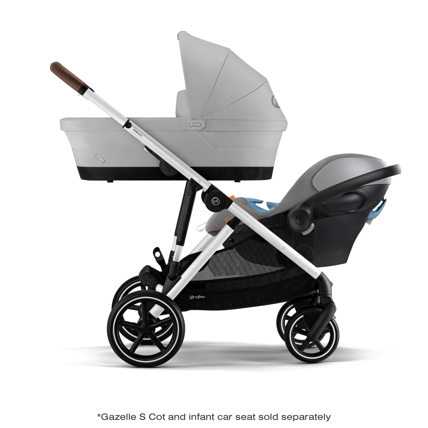Cybex Gazelle S double with bassinet