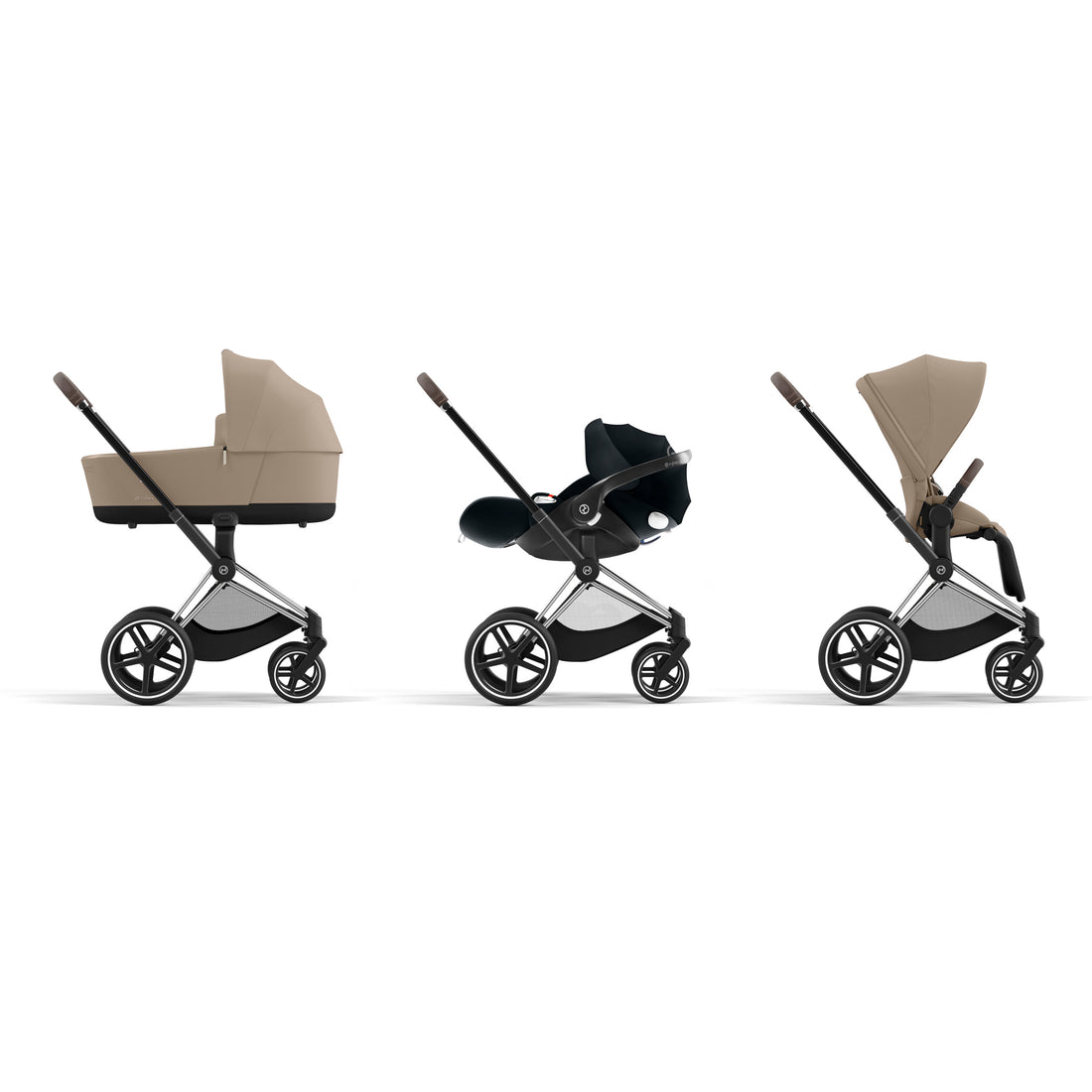 Cybex Priam 4 Stroller + Cloud T car seat