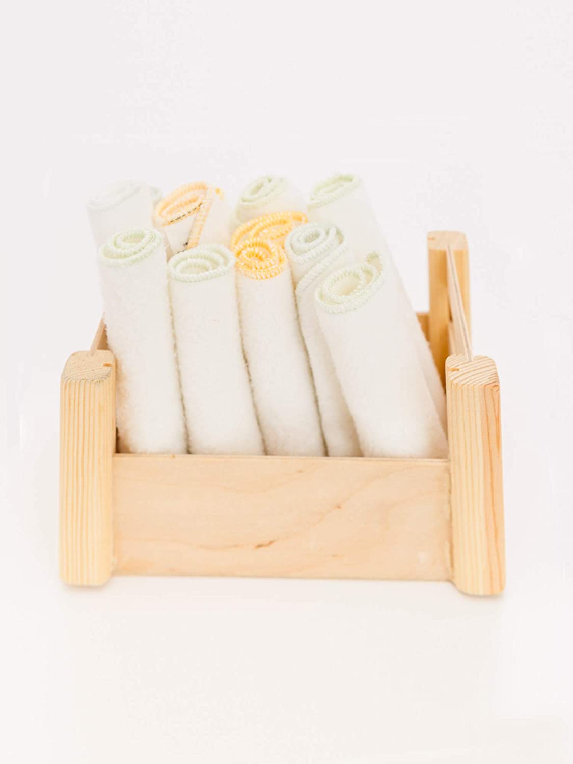 Under The Nile Organic Cotton Sherpa Wash Cloths Set - 12pc