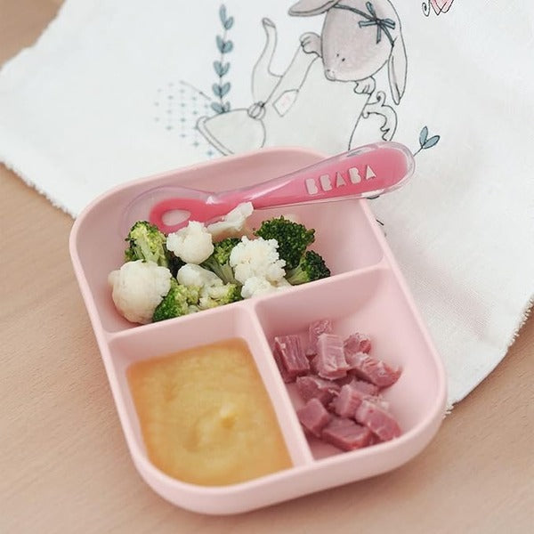 Beaba Silicone Divided Plate with Spoon