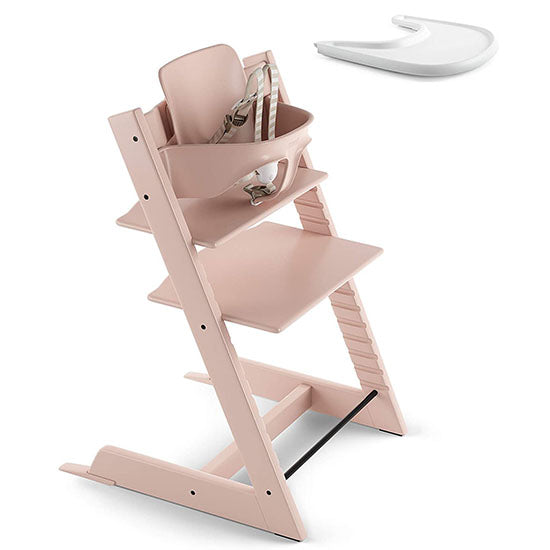 Stokke Tripp Trapp Highchair with Tray includes manufacturers warranty.