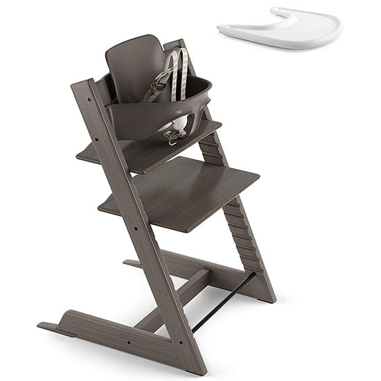 Stokke Tripp Trapp Highchair with Tray is a great baby registry gift.