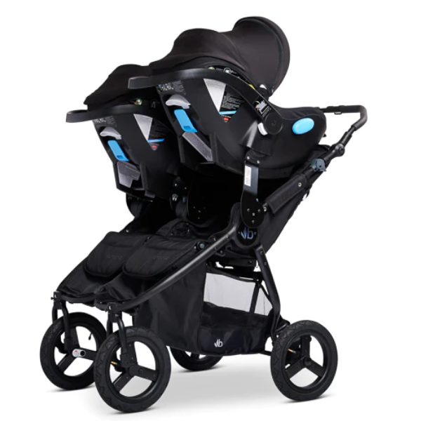 Double travel system - Bumbleride indie twin two car seat and adapters included