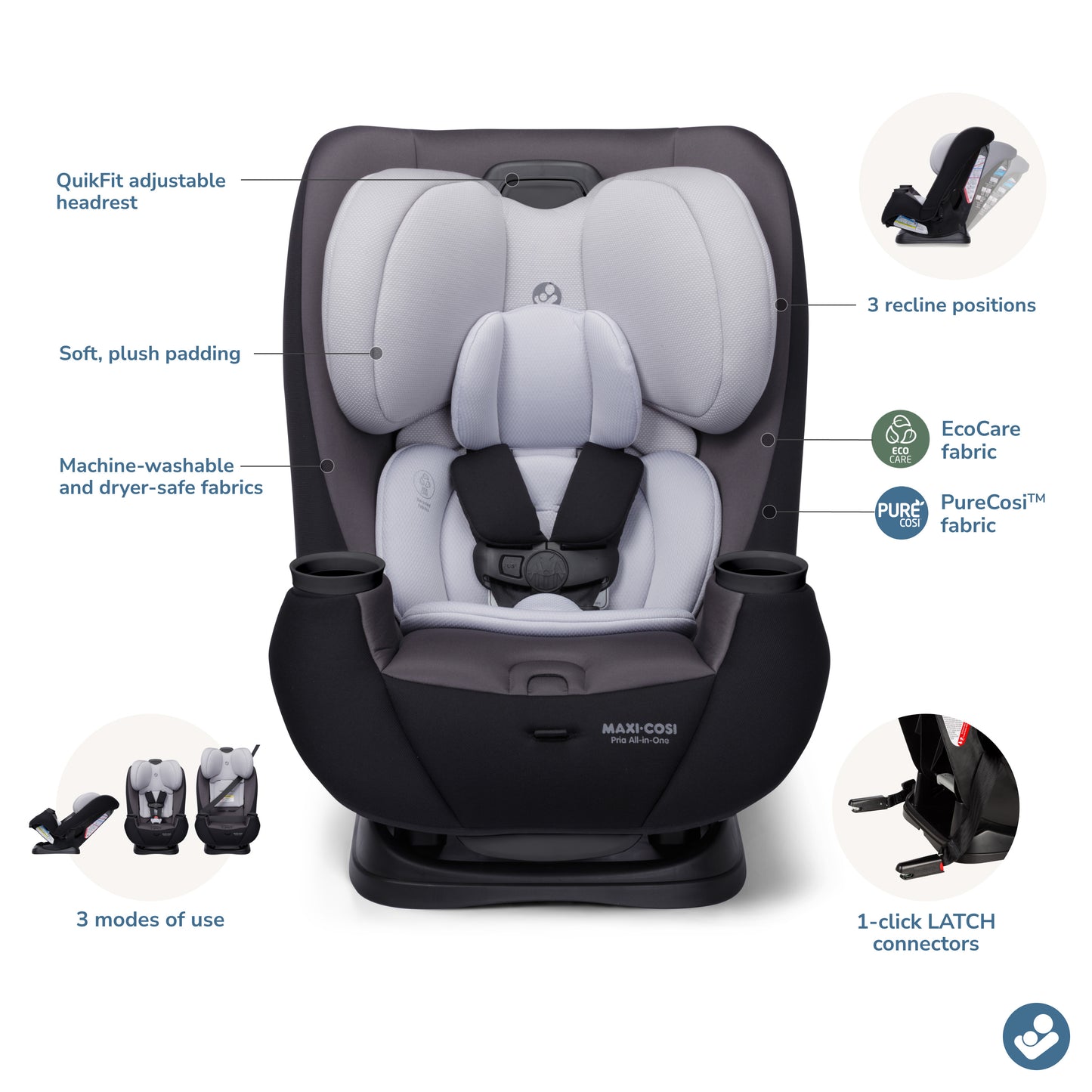 Maxi-Cosi Pria All-in-1 Convertible Car Seat