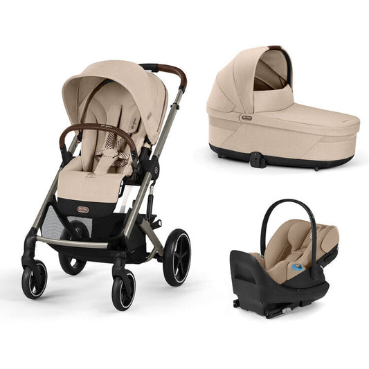 Cybex Balios S Lux + Cloud G Pro + Newborn Cot S Lux Complete Travel System