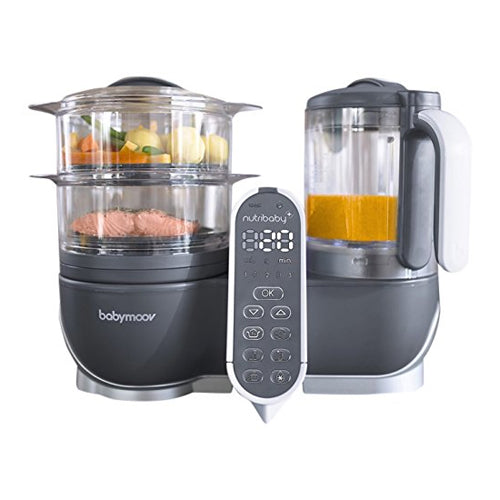 babymoov Duo Meal Station - 5 in 1 Food Maker - Grey