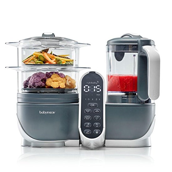 babymoov Duo Meal Station - 5 in 1 Food Maker - Grey-2