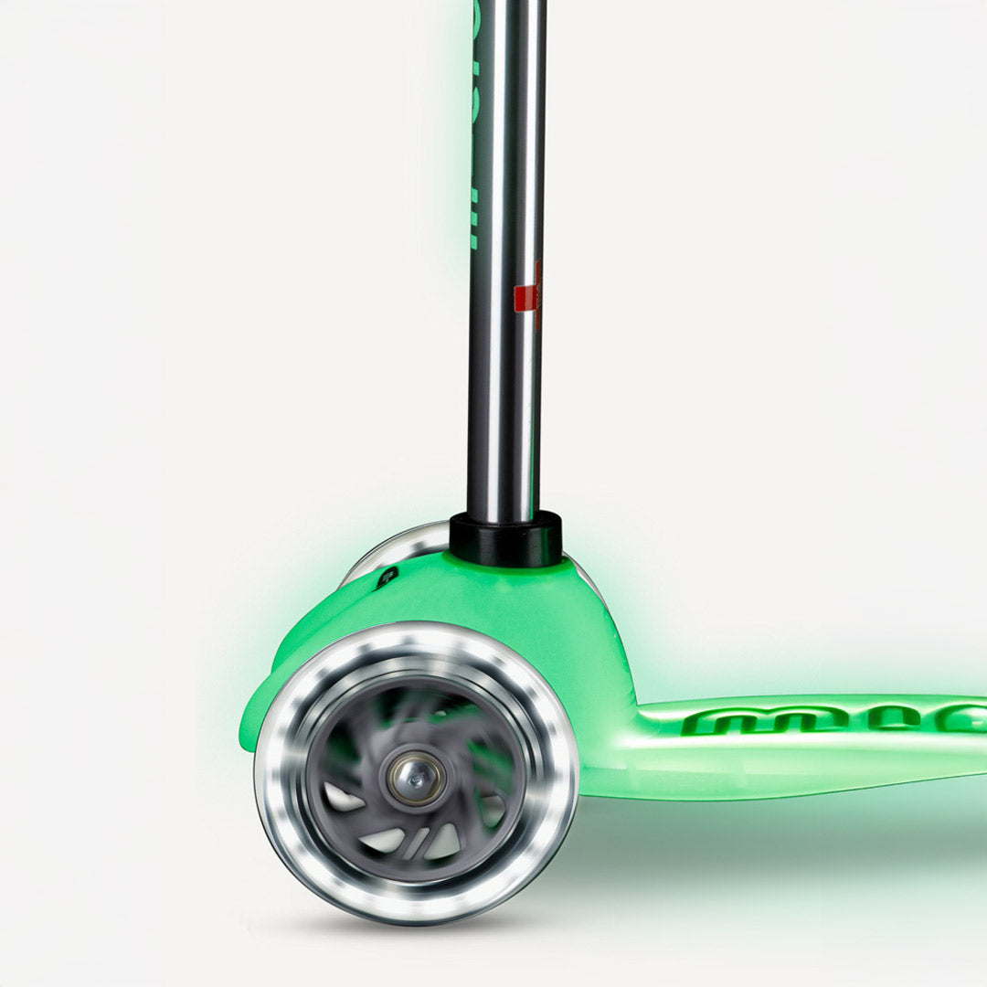 Micro Kickboard Mini Glow Plus LED Scooter - Icy Lime