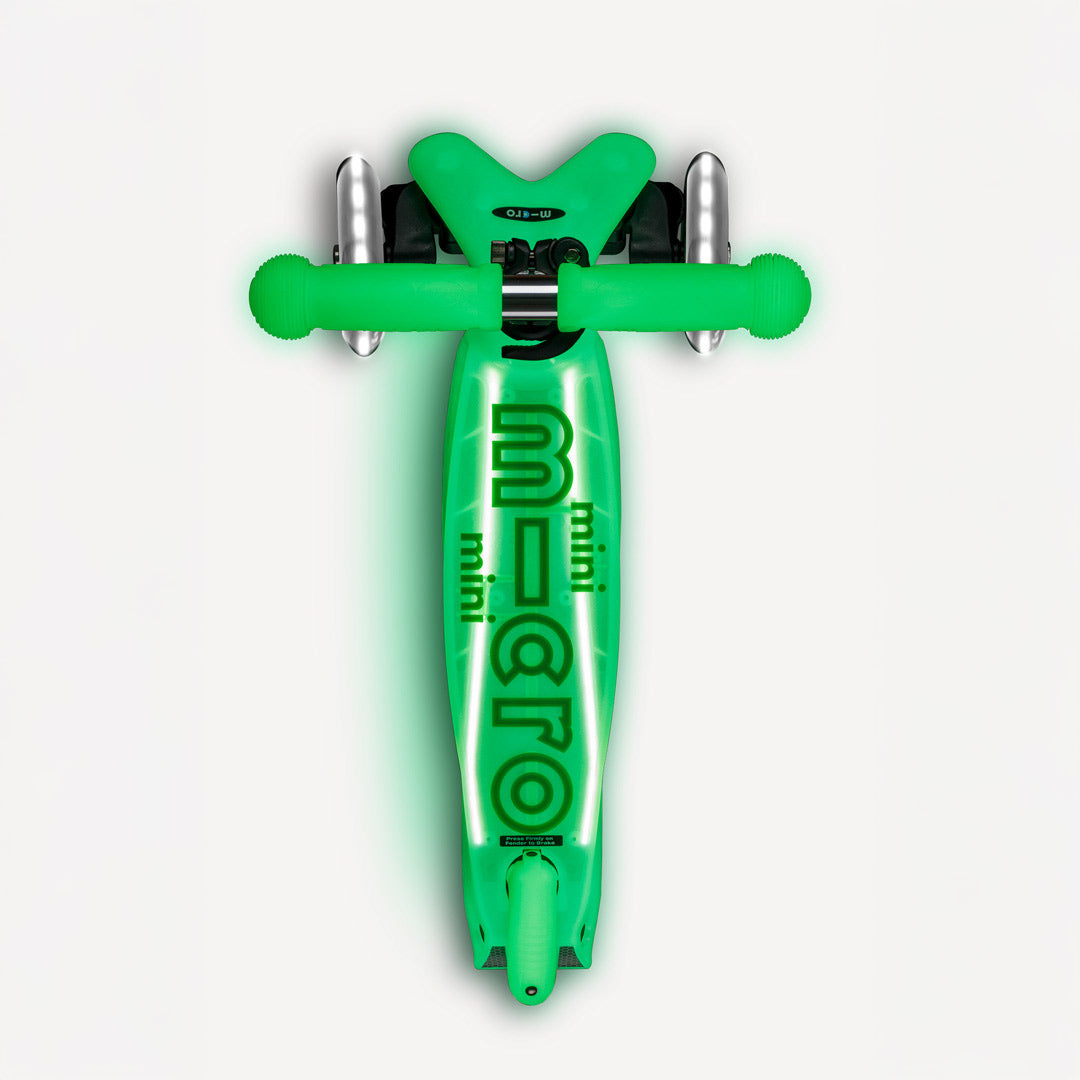 Micro Kickboard Mini Glow Plus LED Scooter - Icy Lime