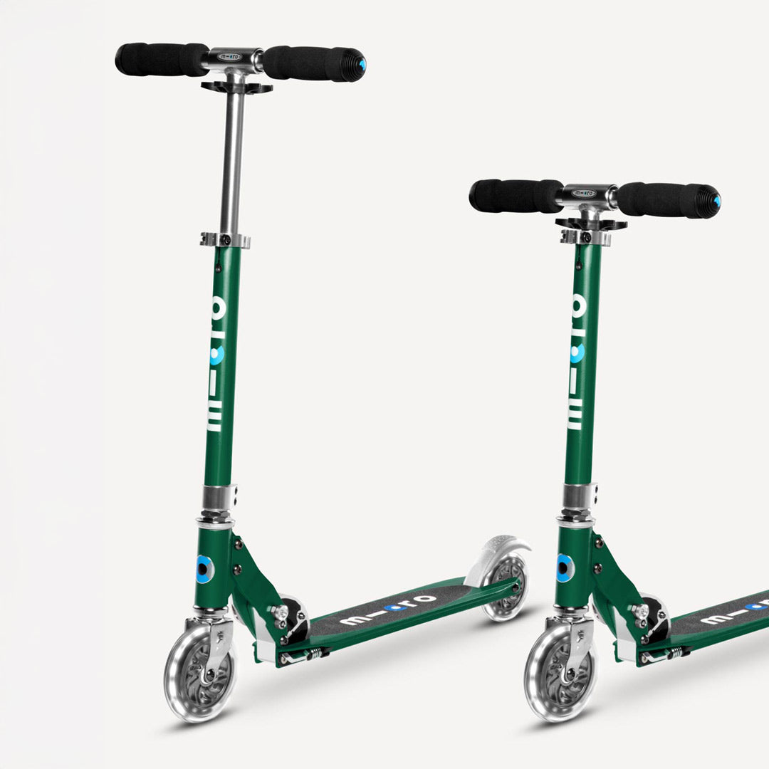 Micro Kickboard Sprite LED Scooter -Forest-Green