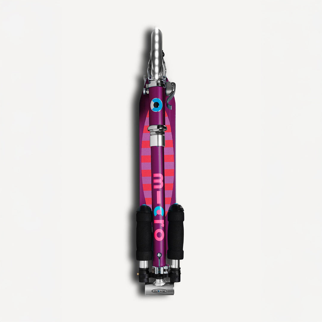 Micro Kickboard Sprite LED Scooter - Purple-Stripe