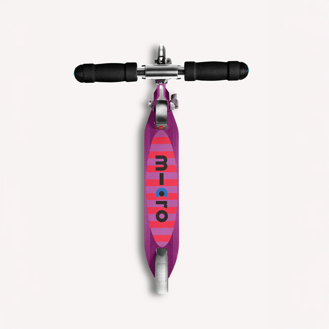 Micro Kickboard Sprite LED Scooter - Purple-Stripe