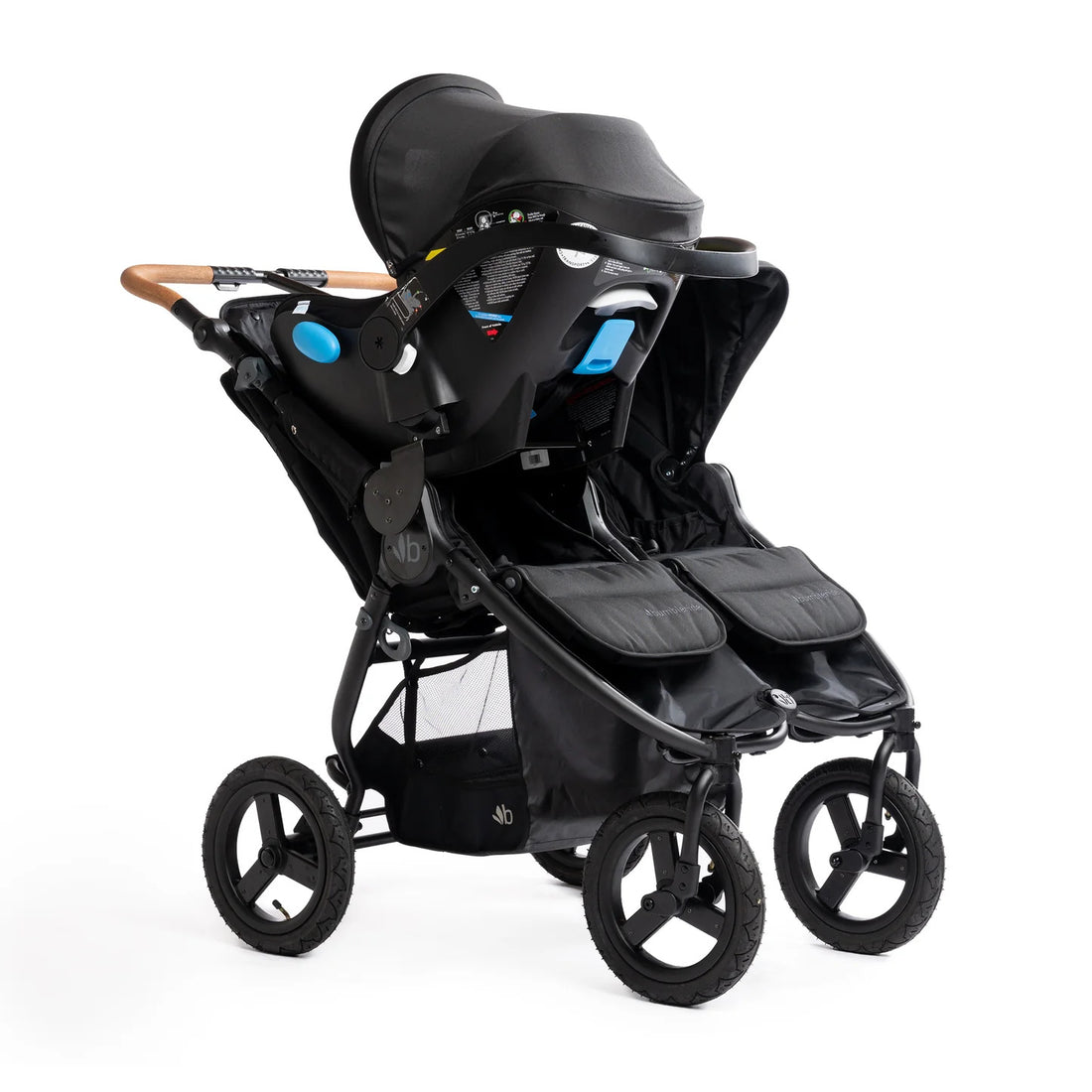 Bumbleride Indie Twin + Clek Liing Travel System Installed