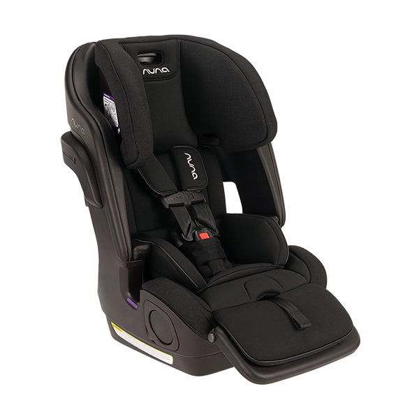 Nuna LUMN Harness Booster Car Seat in Caviar Hero Product Image