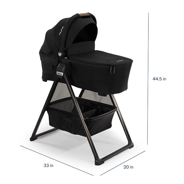 Nuna LYTL Bassinet with Stand for Triv Stroller Dimensions
