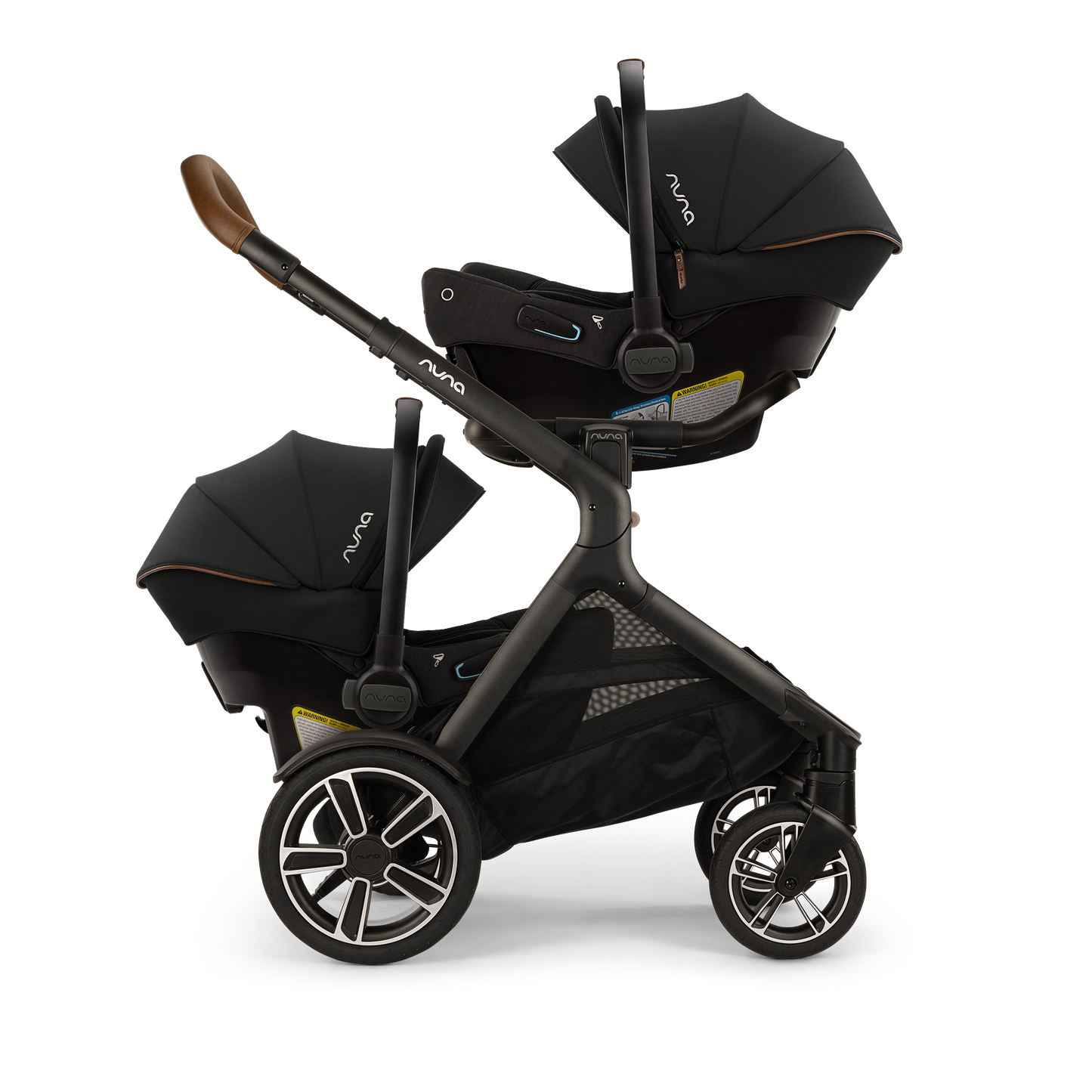 Nuna Demi Next + Pipa AIRE Travel System - Single to double stroller