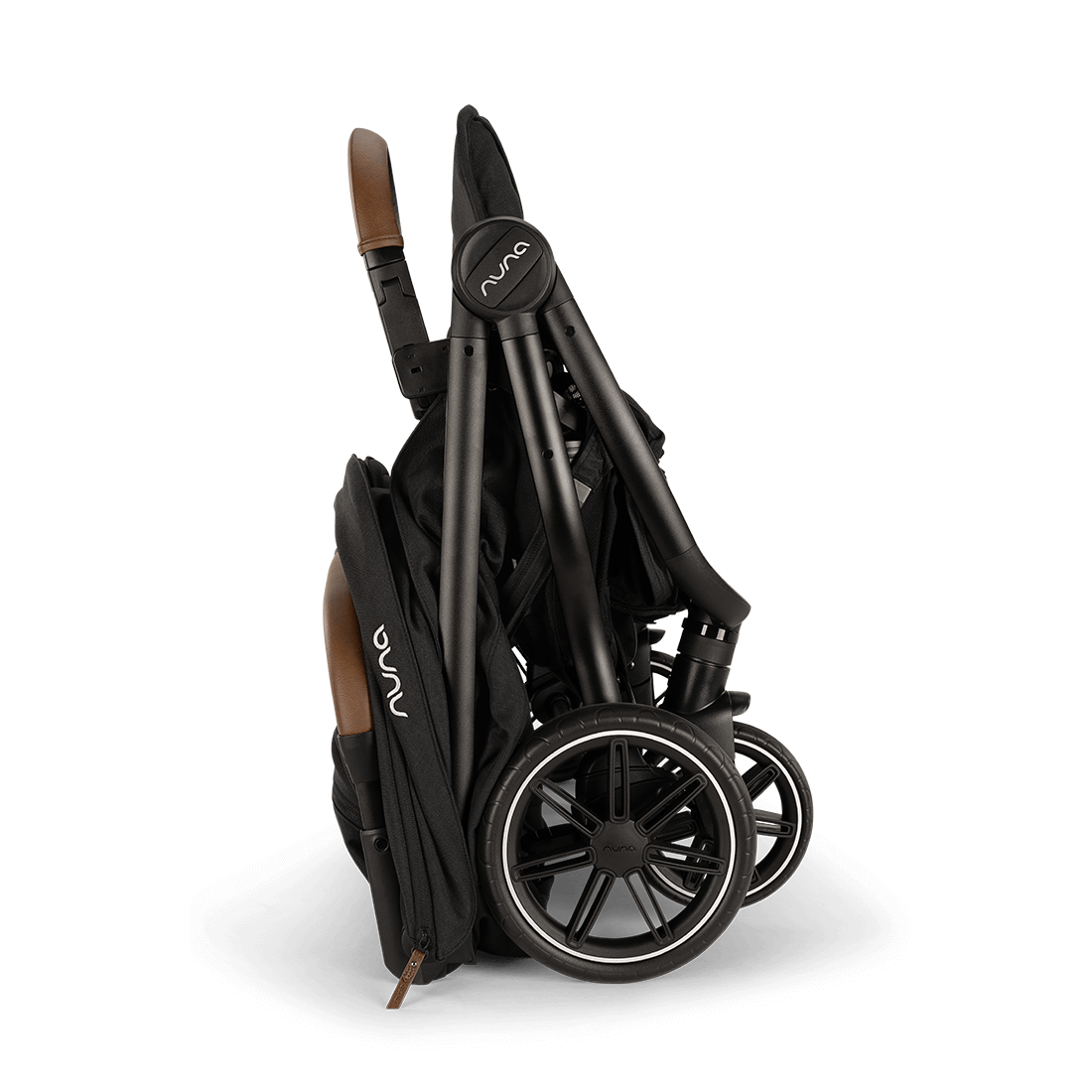 Folded NUNA trvl double stroller