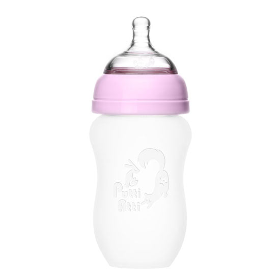 Putti Atti Silicone Baby Bottle - 8.8oz - Pink