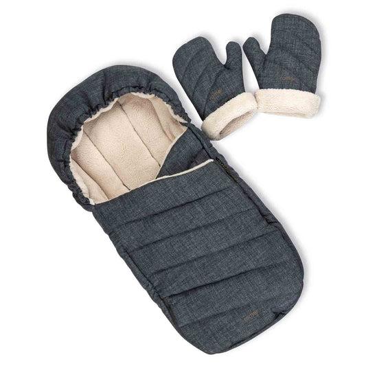 Romer® Winter Kit for Tura™ Stroller, Water-Resistant Footmuff and Mittens, Peppercorn
