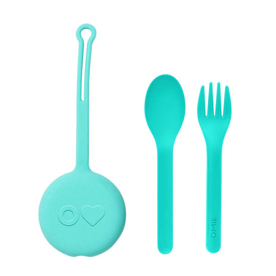 OmieBox Kids Utensils Set - Mint Green_thumb1