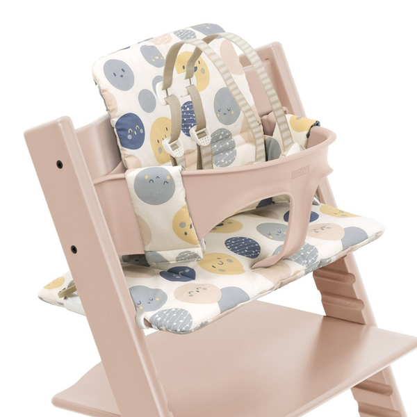 Stokke Tripp Trapp Cushion includes manufacturers warranty.