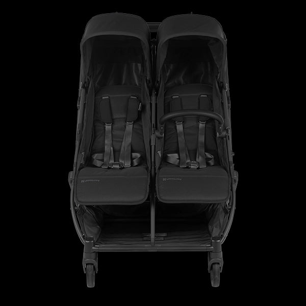 UPPAbaby Minu Duo Side-by-Side Compact Double Stroller in Jake Front View