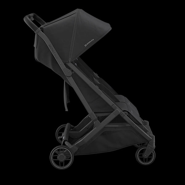 UPPAbaby Minu Duo Side-by-Side Compact Double Stroller in Jake Profile View