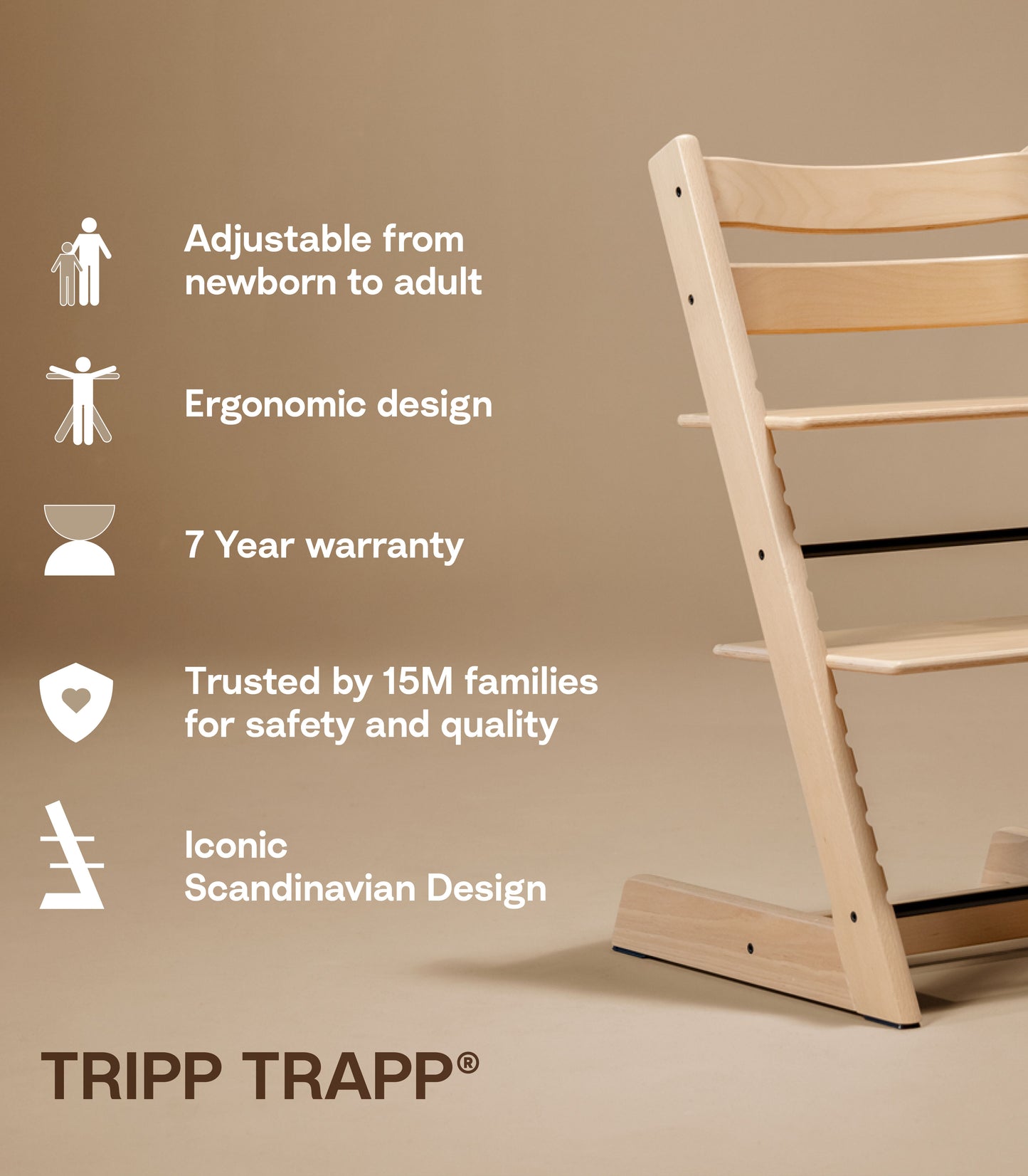 Stokke Tripp Trapp 2 Highchair with Cushion and Tray