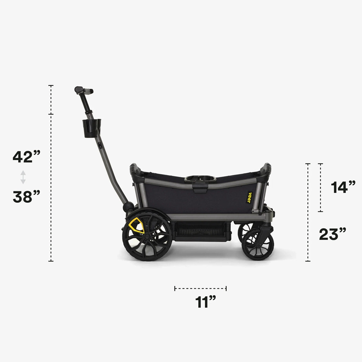 Veer Cruiser City Stroller Wagon (2-seater)