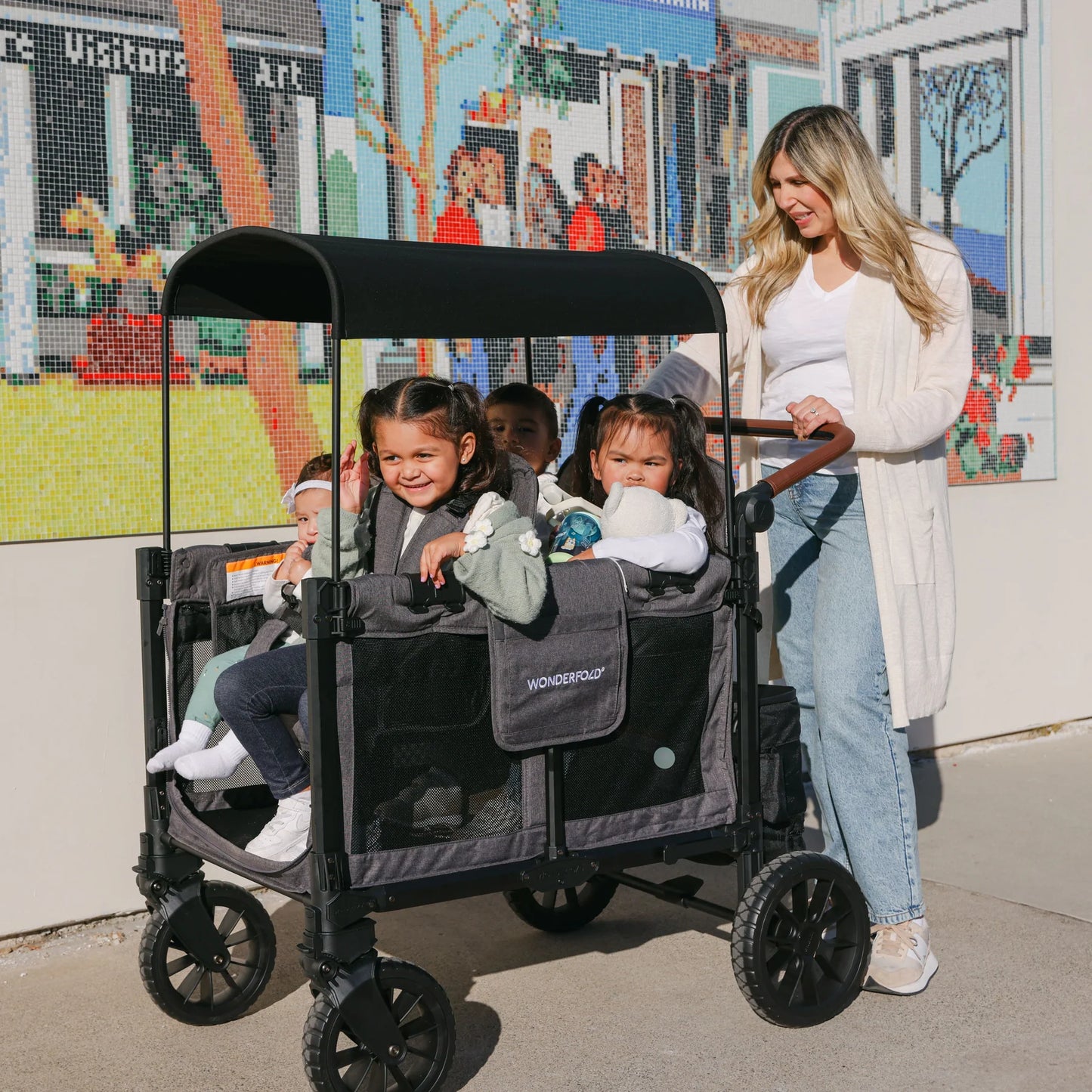 Wonderfold W4 Luxe Pro Stroller Wagon