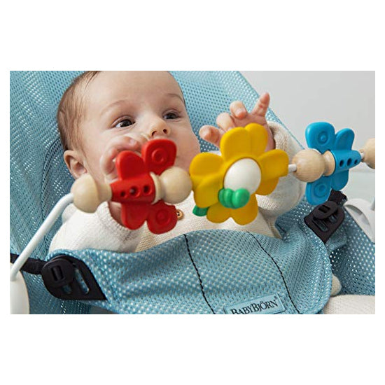 Baby Bjorn Toy for Bouncer in Flying Friends lifestyle close up