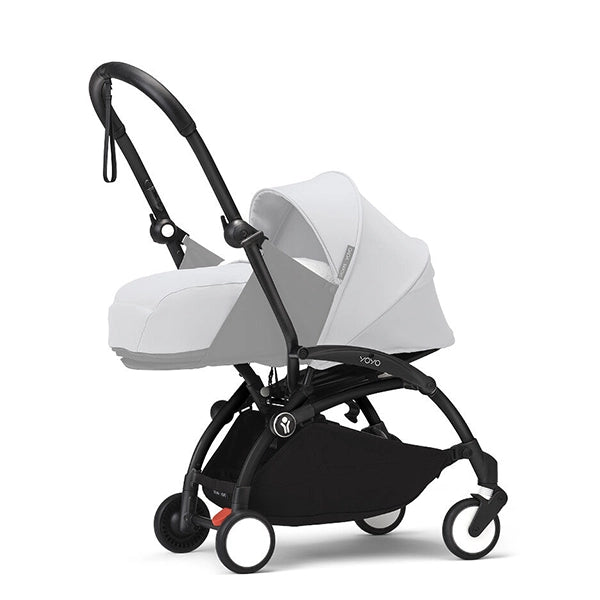Stokke YOYO3 Stroller Frame in Black with Optional YOYO Newborn Pack Sold Separately