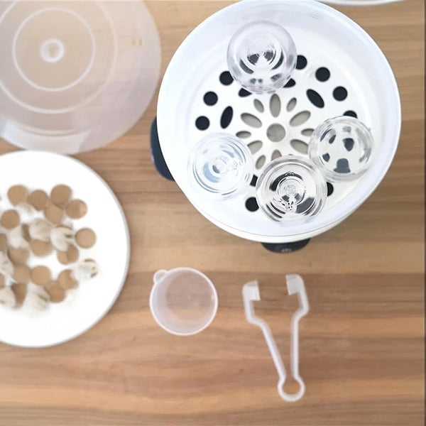 Beaba Steril’ Express 2-in-1 Baby Bottle Sterilizer features