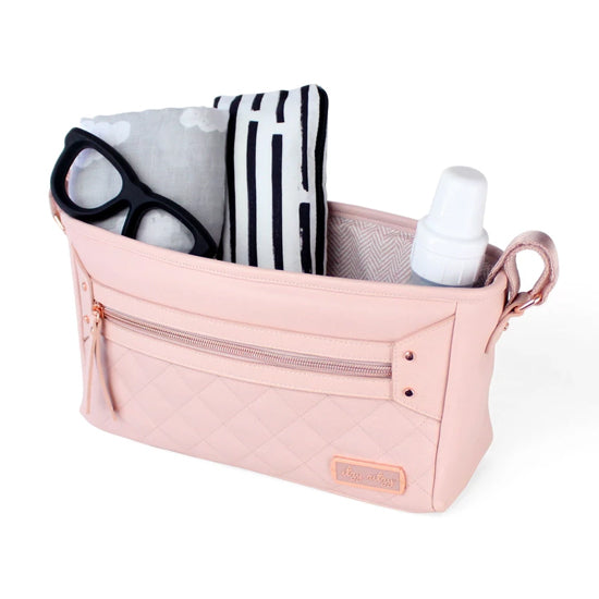 Stroller Caddy in Blush Lifestyle