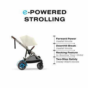 E-Gazelle electric double stroller by Cybex