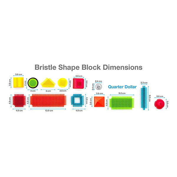 PicassoTiles PTB240 240pcs Bristle Shape 3D STEM Building Blocks