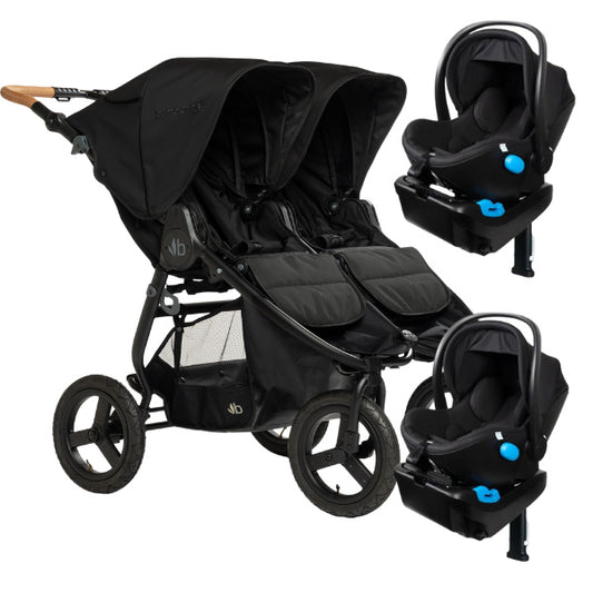 Bumbleride Indie Twin + Two Clek Liings Travel System