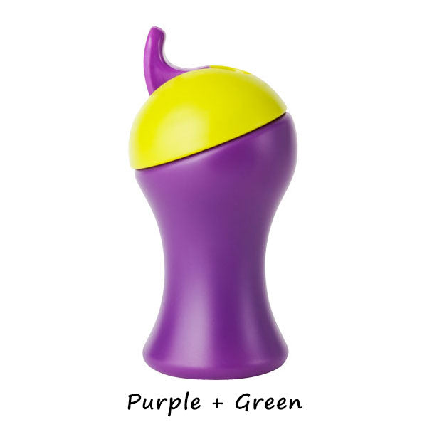 Boon Swing Tall Flip Top Sippy Cup - Purple+Green-3