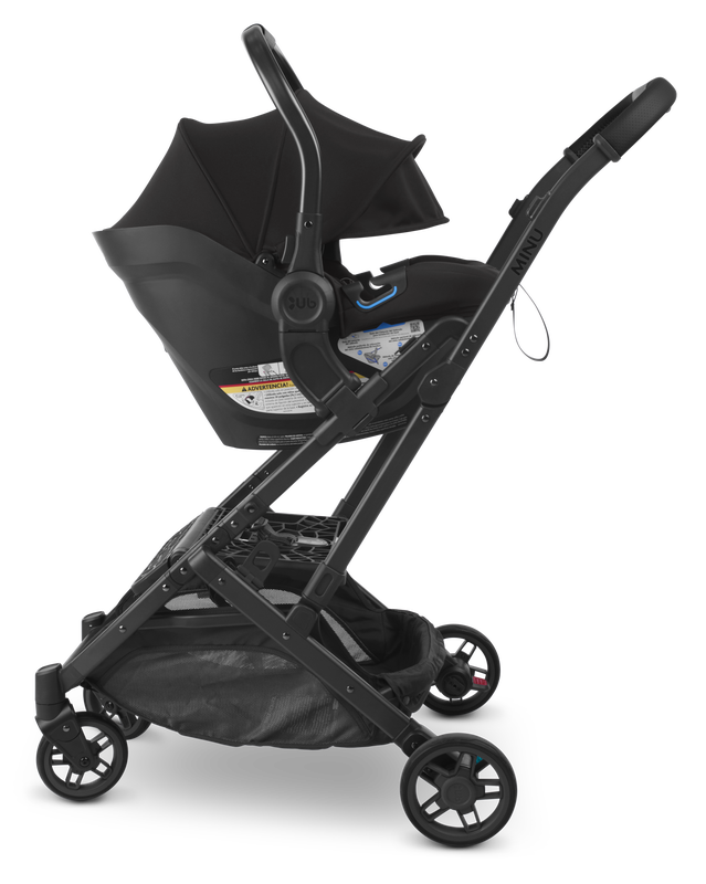 UPPAbaby Aria Car Seat on stroller frame