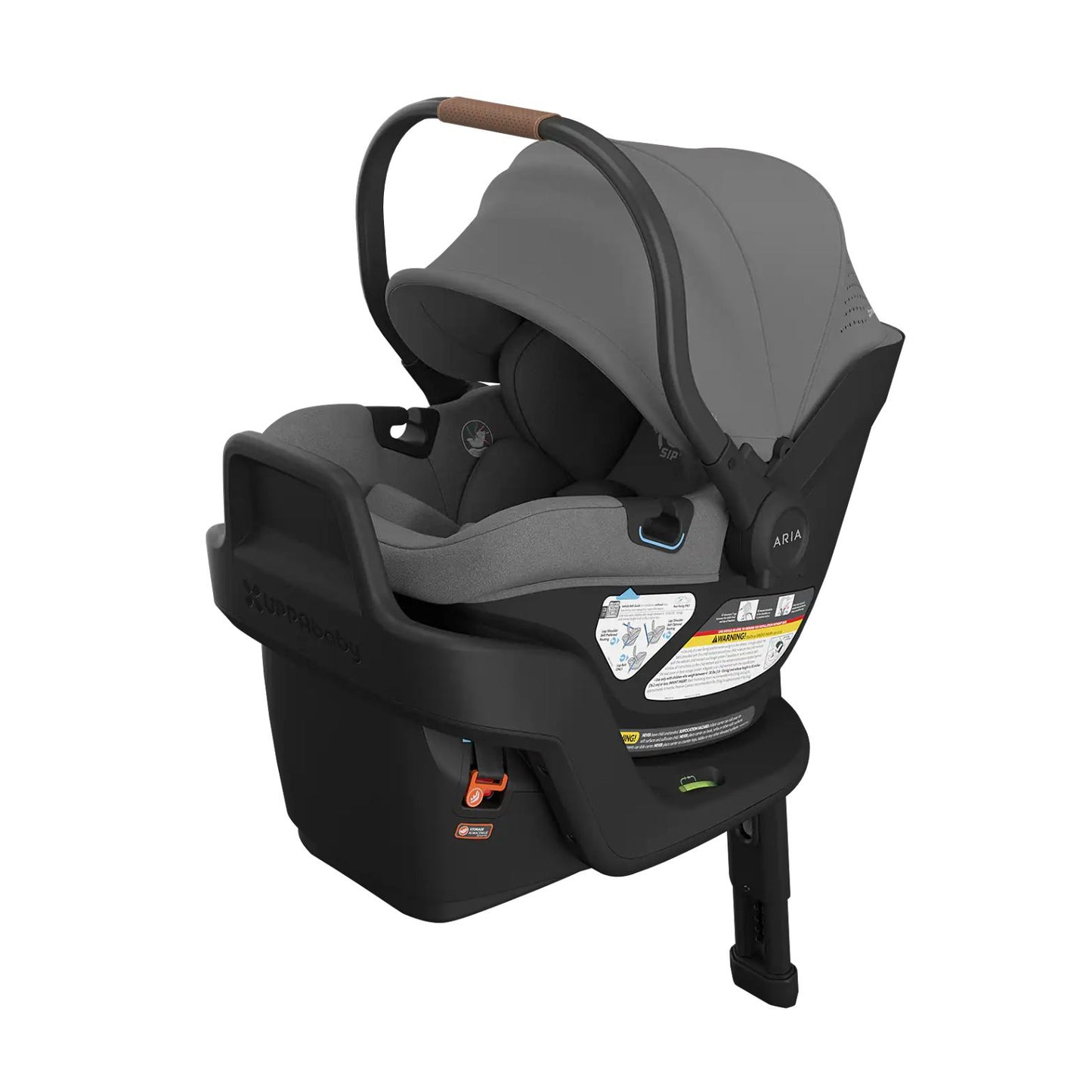 UPPAbaby Aria V2 Infant Car Seat - Declan - Greyson - Charcoal Mélange